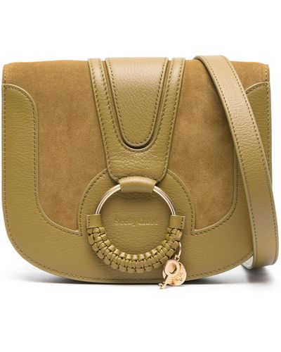 See By Chloé Hana Suede Cross Body Bag - Natural