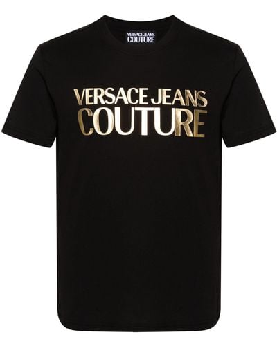 Versace Institutional Logo T-shirt - Black