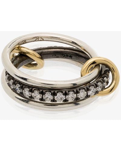 Spinelli Kilcollin Sterling Petunia Diamond Ring - Metallic