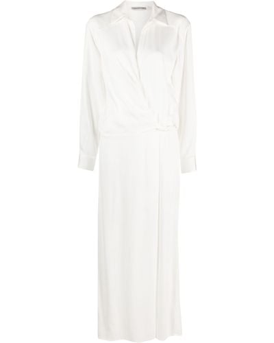 Christopher Esber Wrap-effect Shirt Dress - White