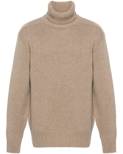 Polo Ralph Lauren Roll-neck Wool Sweater - Men's - Wool/cashmere - Natural