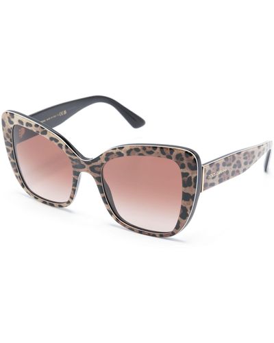 Dolce & Gabbana Oversized Cat-eye-frame Sunglasses - Pink