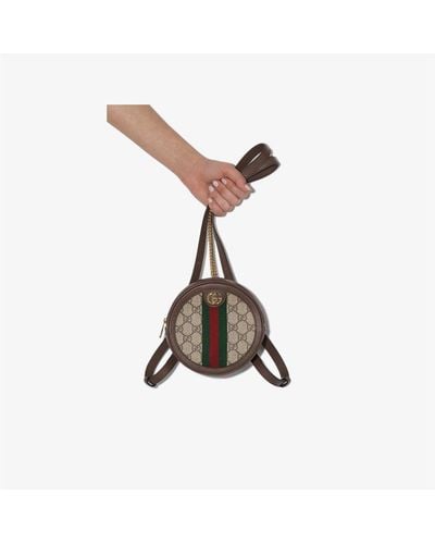 Gucci Ophidia GG Mini Backpack - Brown