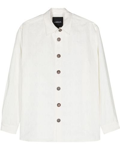 LABRUM LONDON Buttoned-up Long-sleeved Shirt - White