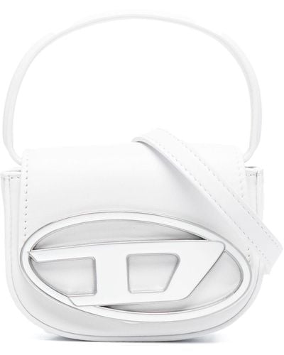DIESEL 1dr Xs Leather Mini Bag - White