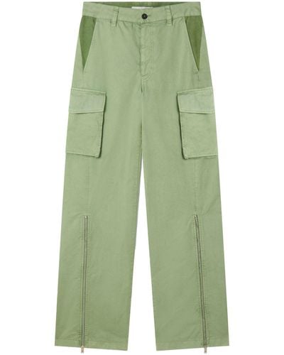 Stella McCartney Cotton Cargo Pants - Women's - Cotton - Green