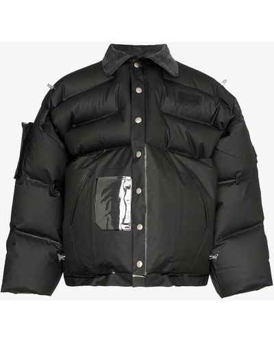 Eytys X Michino Koschino Zephyr Inflatable Press Popper Jacket in Black for  Men