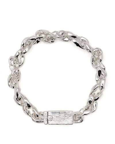 SWEETLIMEJUICE Sterling Surban Chain Bracelet - Metallic