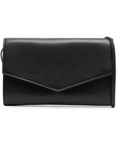 The Row Envelope Leather Clutch Bag - Women's - Calf Leather - Black