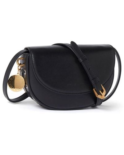 Stella McCartney Frayme Small Shoulder Bag - Women's - Polyester/polyurethane - Black
