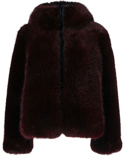 Fusalp Hooded Faux-fur Jacket - Black