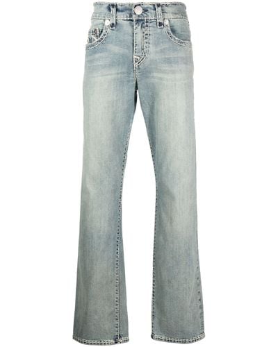 True Religion Ricky Straight-leg Cotton Jeans - Blue