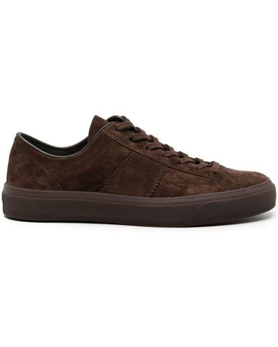 Tom Ford Cambridge Suede Sneakers - Brown