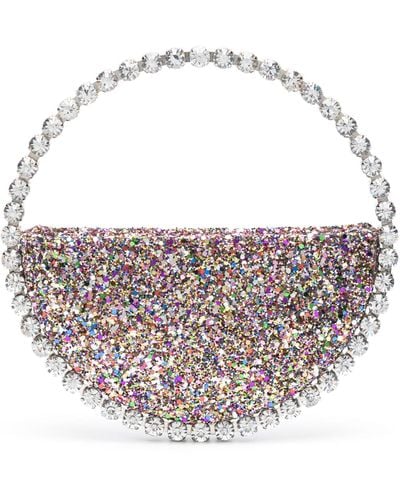 L'ALINGI Multicolour Eternity Glitter Shoulder Bag - White