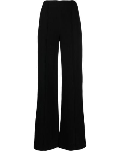 Chloé High-waist Flared Trousers - Black