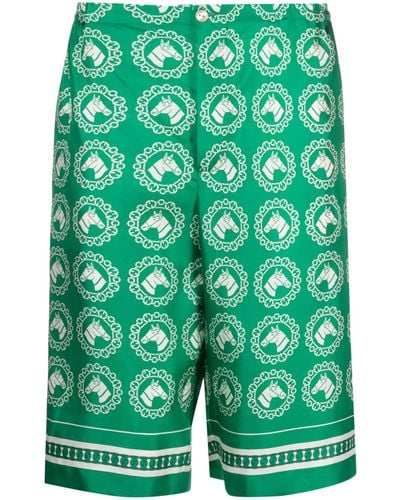 Gucci Bowling Shorts - Green