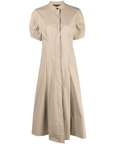 Proenza Schouler Tracey Cotton Midi Dress - Natural