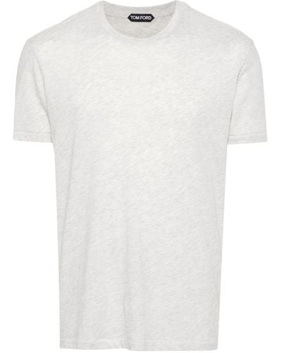 Tom Ford Round-neck Cotton T-shirt - White