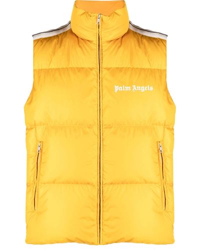 Moncler Genius X Palm Angels Padded Gilet - Men's - Polyester/polyamide/feather - Yellow