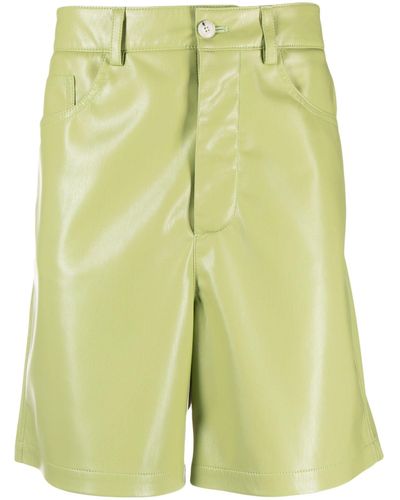 Nanushka Novan Knee-length Shorts - Green