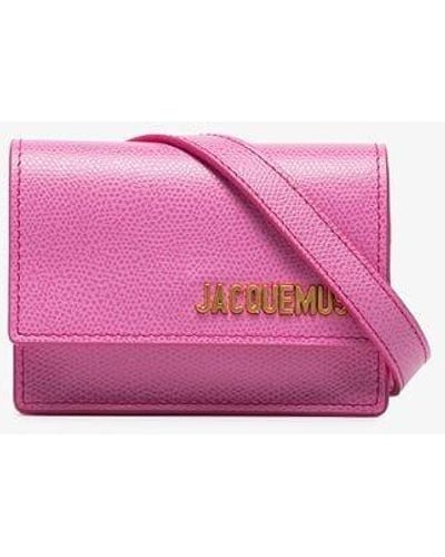 Jacquemus Pink Le Ceinture Bello Leather Belt Bag