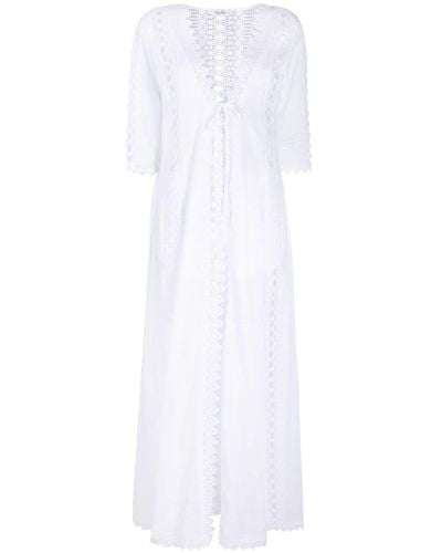 Charo Ruiz Ali Guipure Lace Cotton Dress - Women's - Polyester/cotton - White