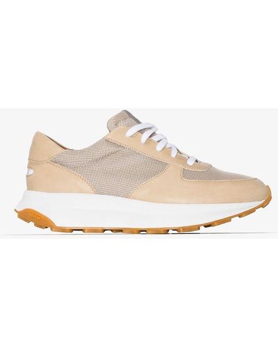 Unseen Neutral Trinity Low Top Vegan Leather Sneakers - Natural
