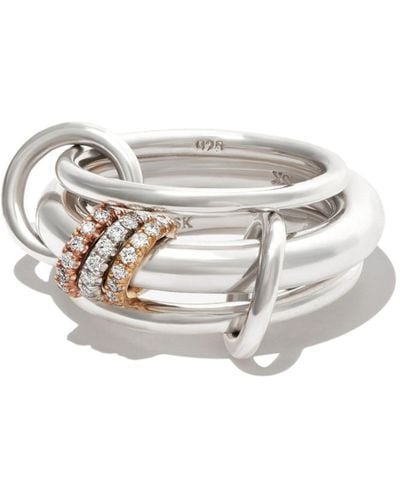 Spinelli Kilcollin Sterling Gemini Diamond Ring - White