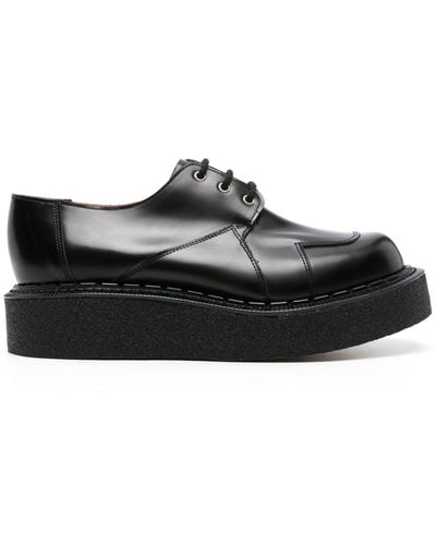 Comme des Garçons X George Cox Leather Derby Shoes - Black