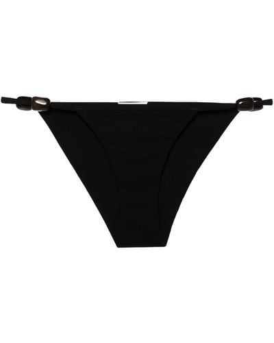 Christopher Esber Crystal Fracture Bikini Bottoms - Black