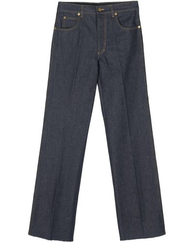 Gucci Wide-leg Denim Jeans - Blue