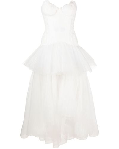Maria Lucia Hohan Gioconda Tiered Dress - White