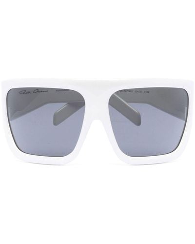 Rick Owens Davis Tinted-lenses Sunglasses - Grey