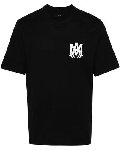 Amiri Logo-print Short-sleeve T-shirt - Black
