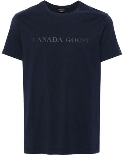 Canada Goose Emersen Logo-print T-shirt - Blue