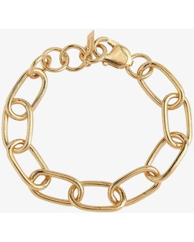 Loren Stewart Gold-plated Industrial Xxl Long Link Bracelet - Metallic