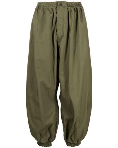 Reebok X Hed Mayner Wide-leg Track Pants - Men's - Polyamide/cotton - Green