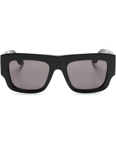 Alexander McQueen Bold Square-frame Sunglasses - Black