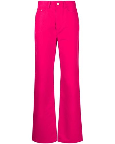 Wandler Mid-rise Straight-leg Jeans - Pink