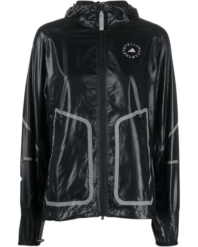 adidas By Stella McCartney Truepace Hooded Lightweight Jacket - Black