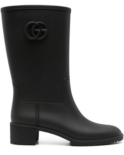 Gucci Rubber Rain Boots - Black