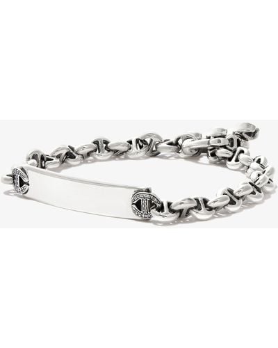 Hoorsenbuhs Sterling Open-link Diamond Chain Bracelet - White