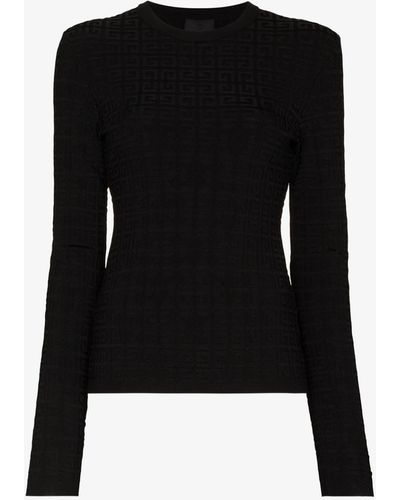 Givenchy Monogram Knit Sweater - Black