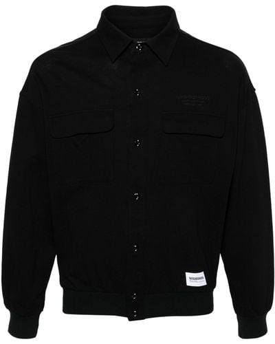 Neighborhood Cotton Shirt Jacket - Black