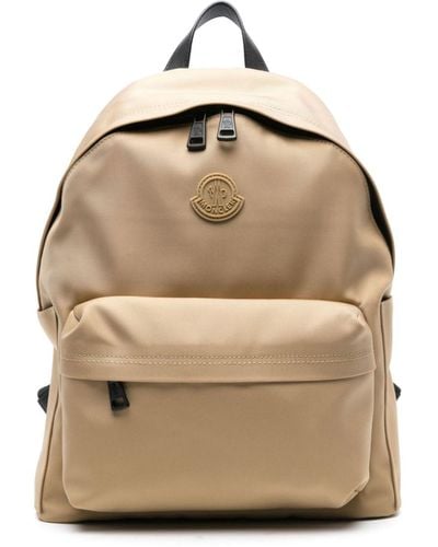 Moncler New Pierrick Logo-patch Backpack - Natural