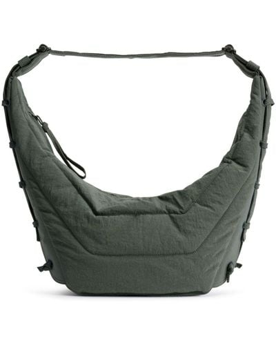 Lemaire Medium Soft Game Shoulder Bag - Unisex - Polyamide - Grey