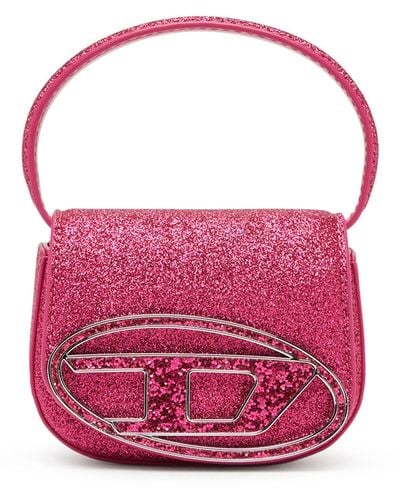 DIESEL 1dr Glitter Shoulder Bag - Pink