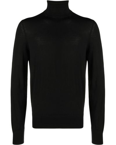 Tom Ford Roll-Neck Wool Sweater - Black