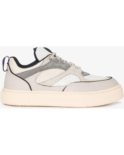 Eytys Sidney Paneled Leather Sneakers - White