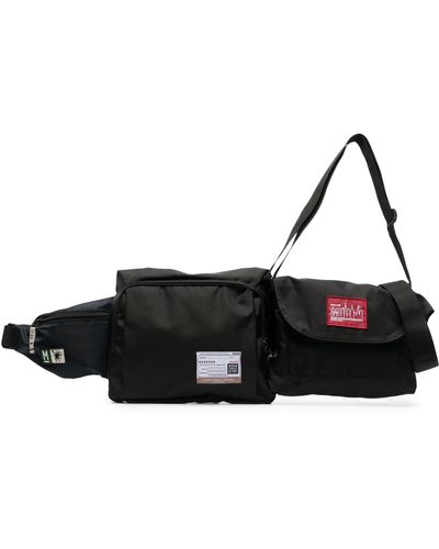 Maison Mihara Yasuhiro Multi-pouch Belt Bag - Men's - Nylon/polypropylene/cotton - Black